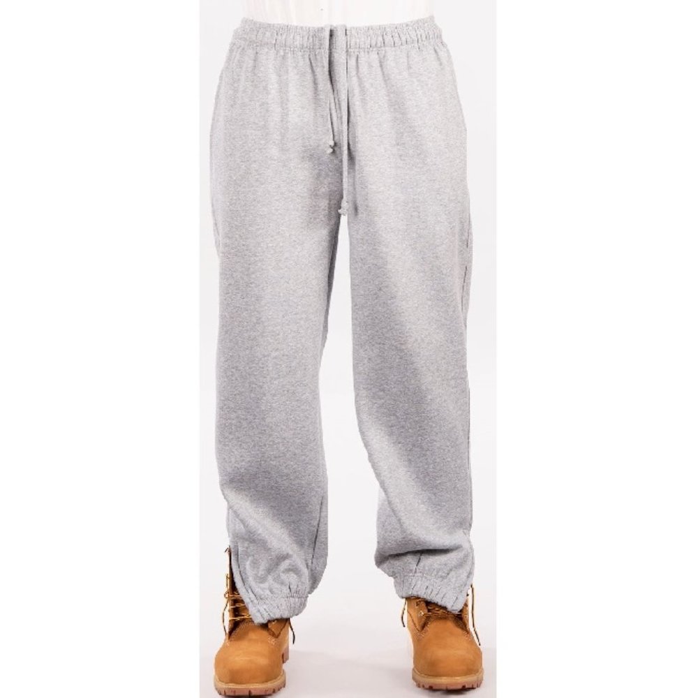 🆕 FLEECE SWEATPANTS - CITY LAB - HEATHER GRAY - MEN - SMALL & MEDIUM